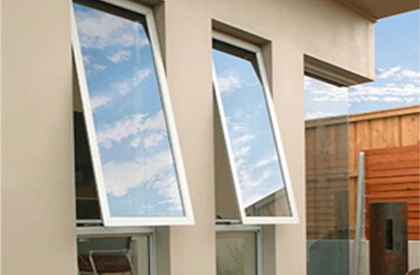 Residential chain winder awning window
