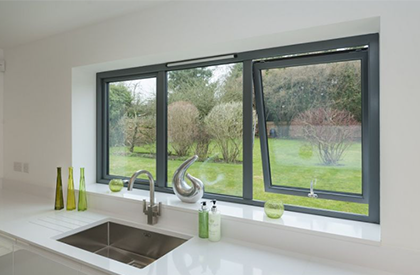 Duplex villa townhouse awning window