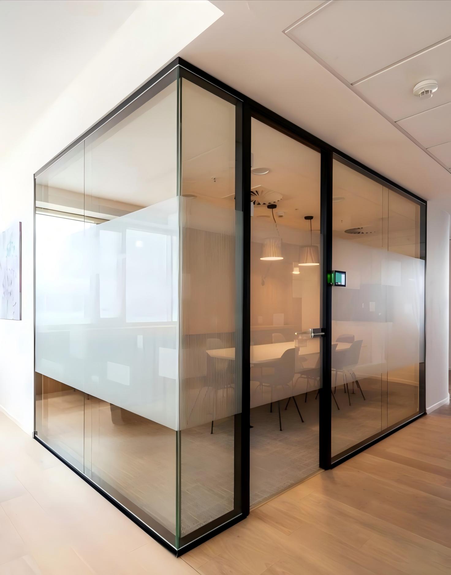 Single-pane double-pane glass partition (1) Single-pane double-pane glass partition (1)