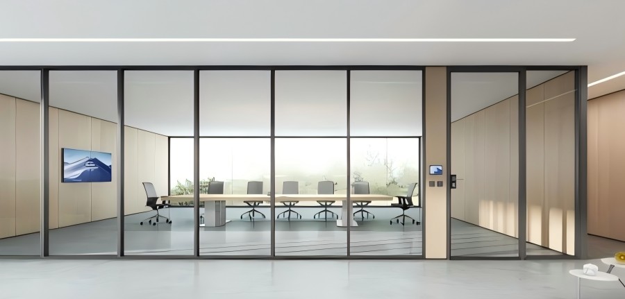 Exposed frame glass partition1 (2) Exposed frame glass partition1 (2)