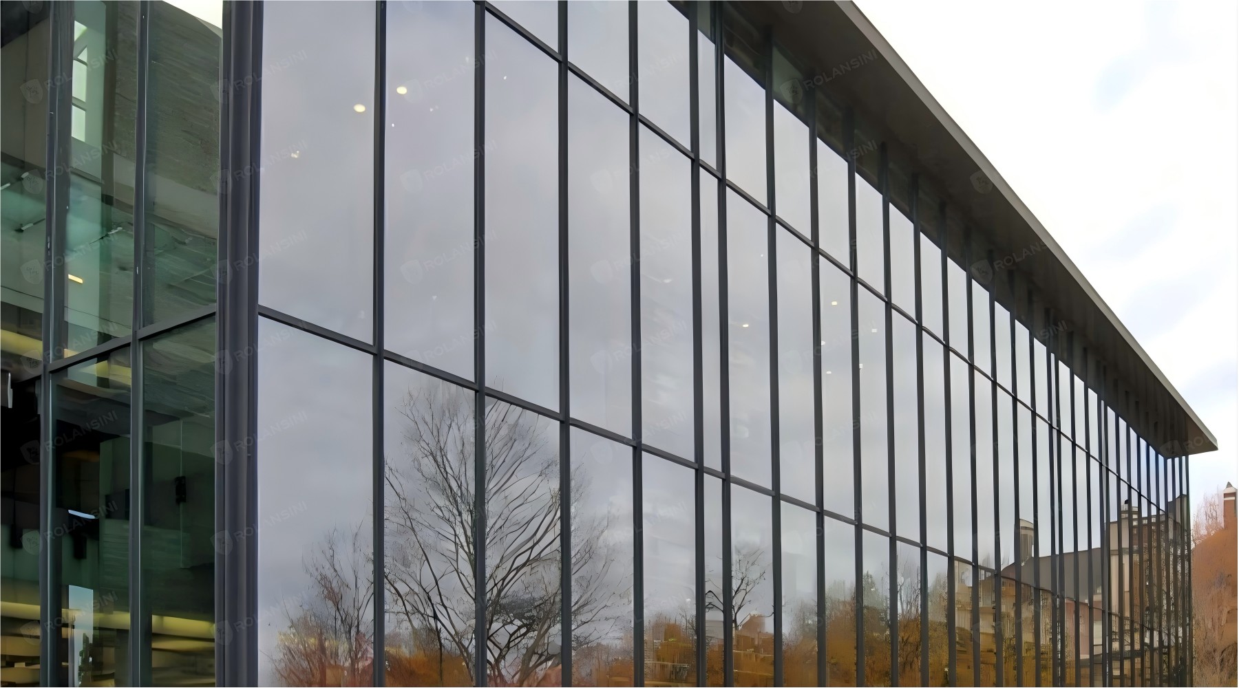 Hidden frame curtain wall (10) Hidden frame curtain wall (10)