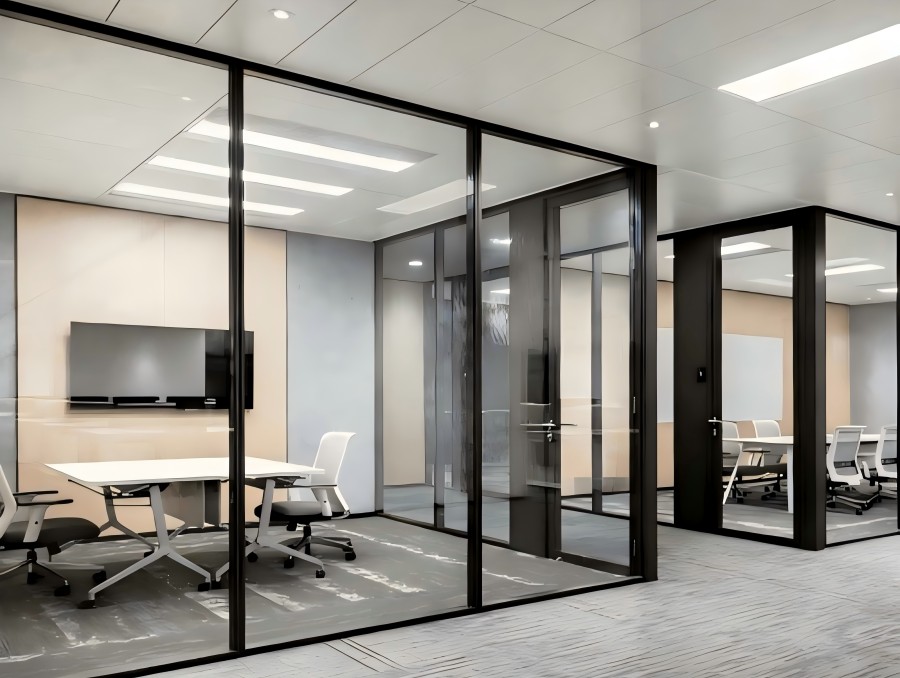 Exposed frame glass partition1 (3) Exposed frame glass partition1 (3)