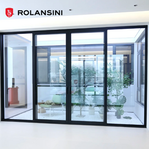 C5 Twin Panes Airtight Compression Aluminum Sliding Window