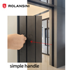 Slimline Mutil-panel Stacking Sliding Glass Pocket Door