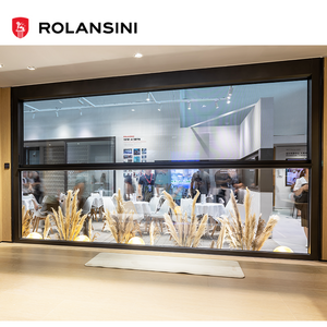 Motorized panoramic glass window
