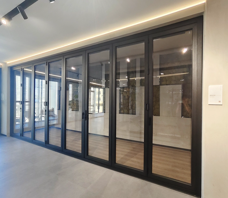 BOLOGNA Hurricane Impact Thermal Break Aluminum Bi-fold Door