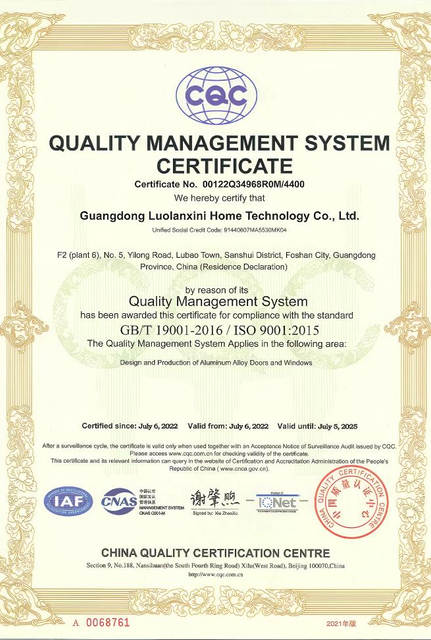 Rolansini CQC certification