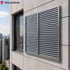 Office Building Hospital School Sport Venue Exterior Wall Decoration And Sunshade Fixed Aluminum Louver