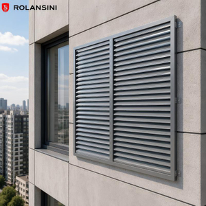 Office Building Hospital School Sport Venue Exterior Wall Decoration And Sunshade Fixed Aluminum Louver