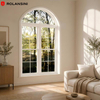 Modern Luxury Homes Hotel Balconies Arched Window Customized Curved Window with Frosted Glass