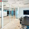 Modular Assembly Sound Insulation 108# Double Glass Aluminum Framed Glass Partition