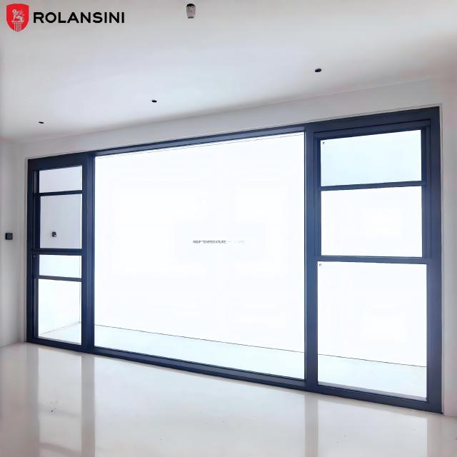 Villa Hotel Thermal Break Aluminum Alloy Panoramic Electric Vertical-lift Window