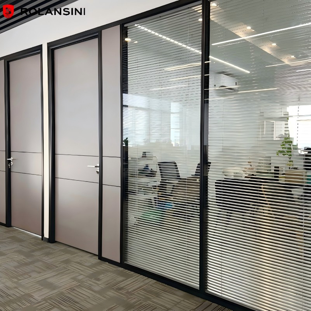 Commercial Building Office Meeting Room Modular All Aluminum Glass Partition System