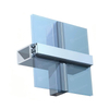 Wind Load Resistance Thermal Insulation Semi-visible Frame Curtain Wall