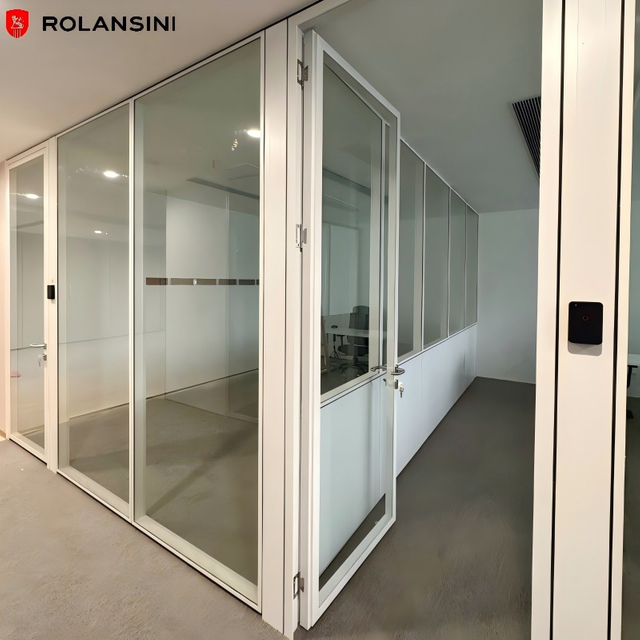 Inner Steel And Outer Aluminum Glass Partition
