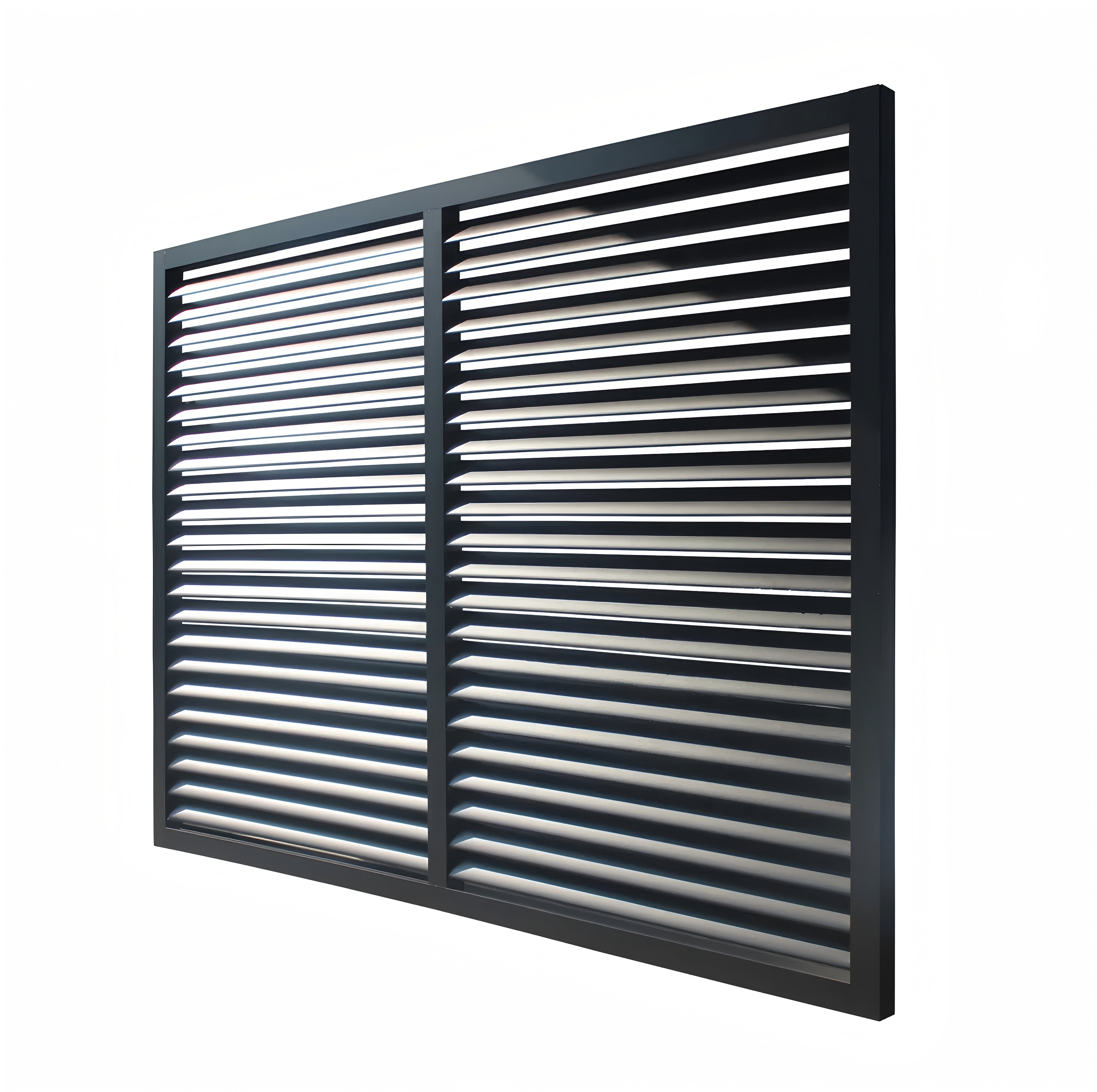 Aluminum louver