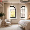Modern Luxury Homes Hotel Balconies Arched Window Customized Curved Window with Frosted Glass