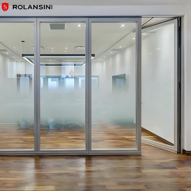 Modular Assembly Sound Insulation 108# Double Glass Aluminum Framed Glass Partition