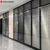 Inner Steel And Outer Aluminum Glass Partition