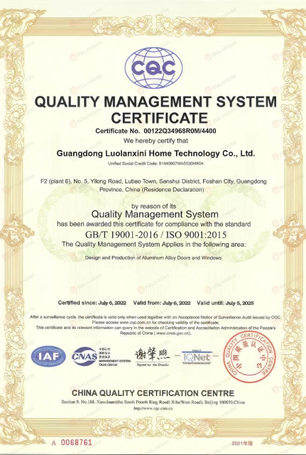Rolansini CQC certification