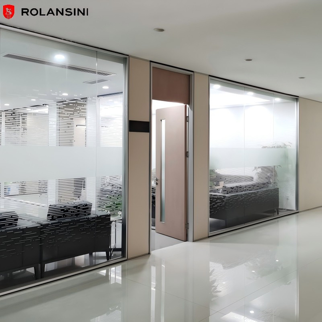 Commercial Building Office Meeting Room Modular All Aluminum Glass Partition System