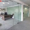 Glass-to-glass Joint Concealed Aluminum Profile Double Glass Hidden Partition Glass Wall