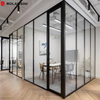 Modular Assembly Sound Insulation 108# Double Glass Aluminum Framed Glass Partition