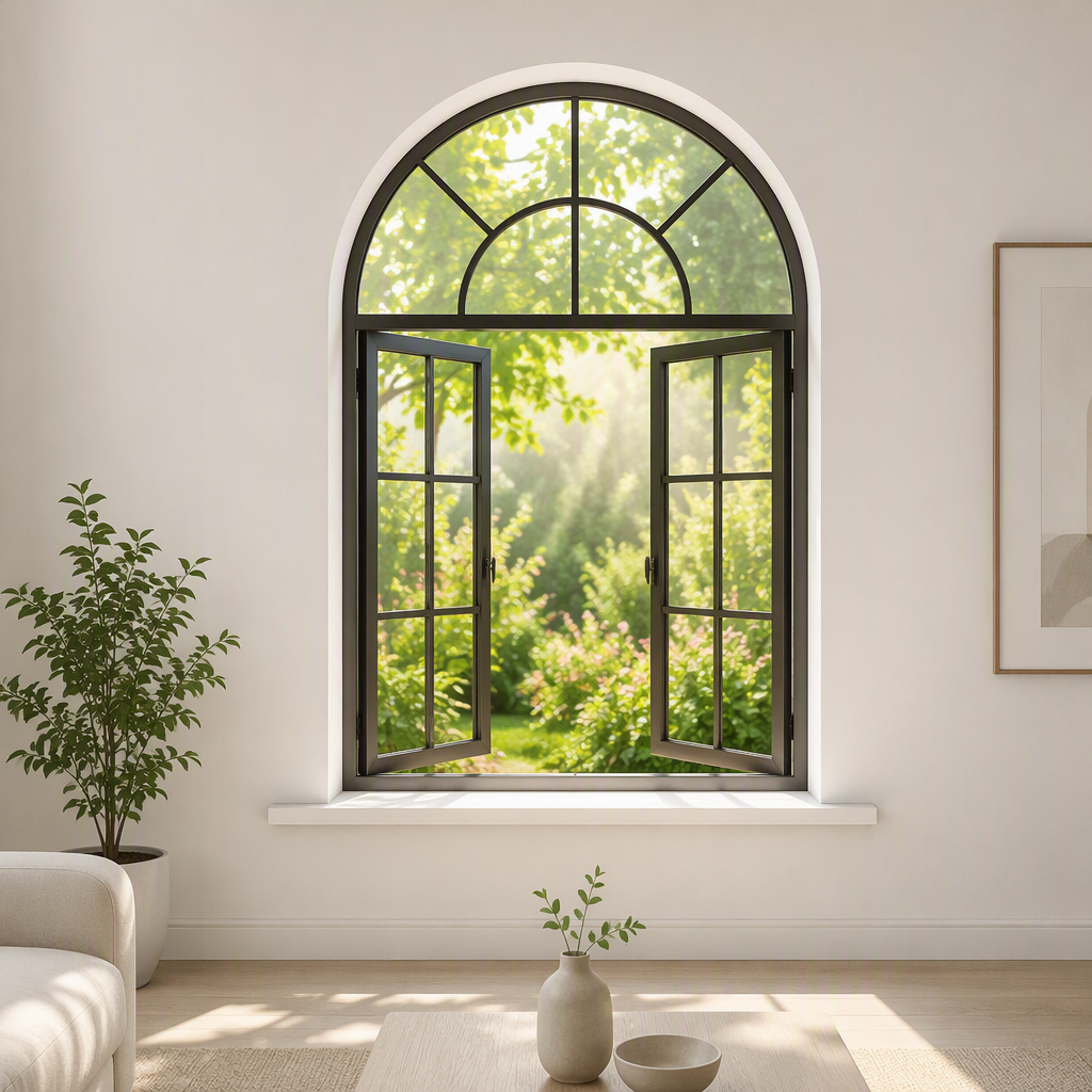Curved window
