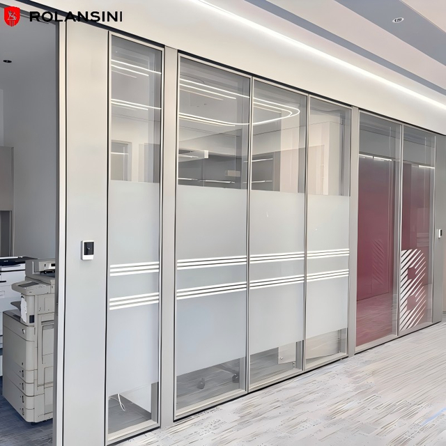 Inner Steel And Outer Aluminum Glass Partition